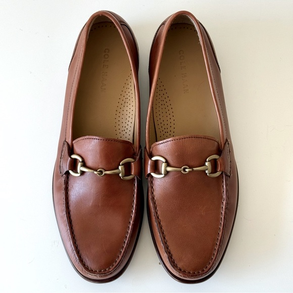 Cole Haan Men’s Traditional Bit Loafers Color: British Tan Style C13840 Size 9M - Picture 1 of 15